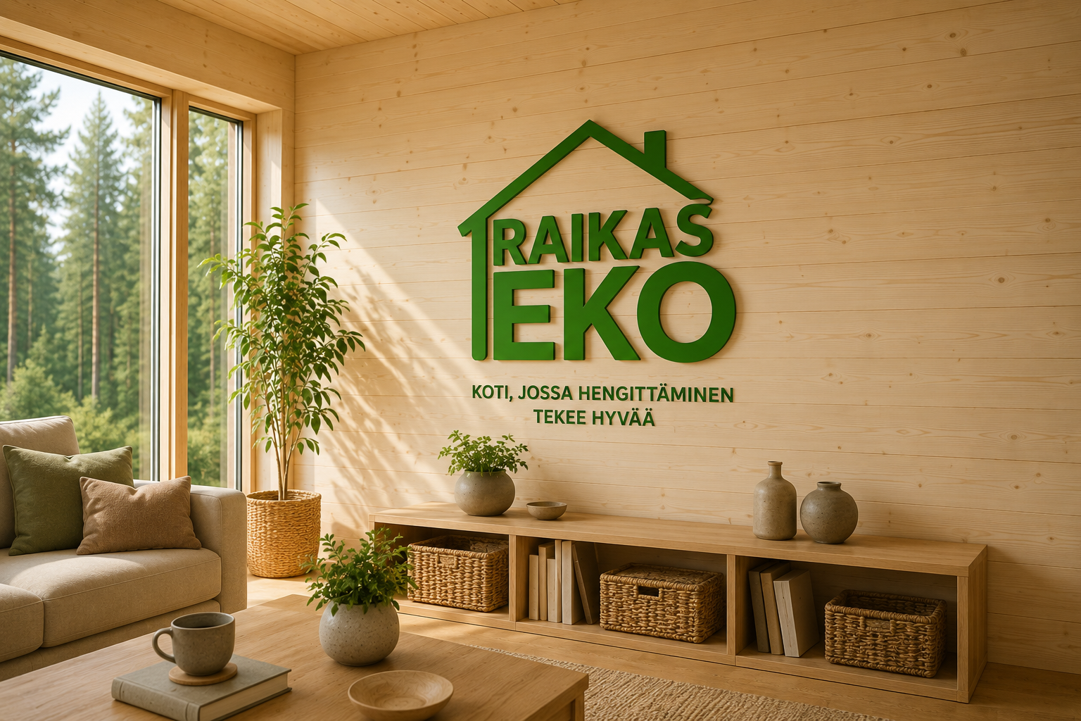 Raikas Eko – Koti, jossa hengittäminen tekee hyvää